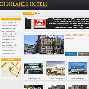 Website of Highlands Hotels