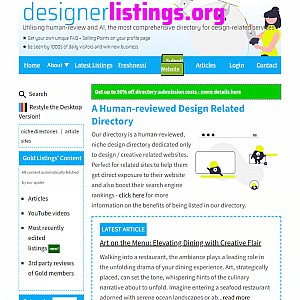 Designer Listings